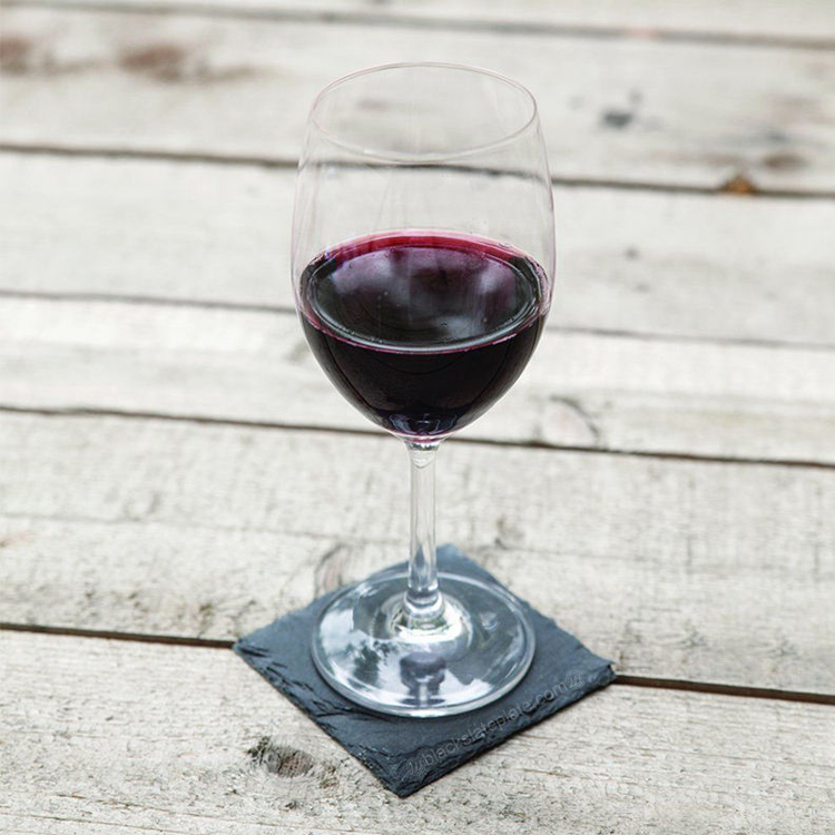九江厂家直销 红酒杯垫 天然黑色板岩 出口欧洲